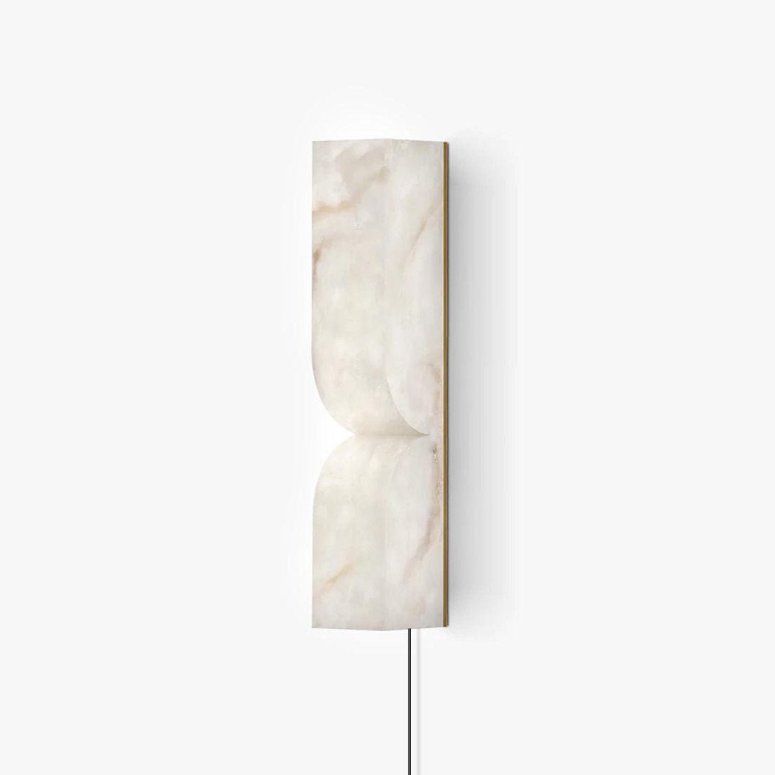 Lena Wandleuchte aus Alabaster mit Stecker