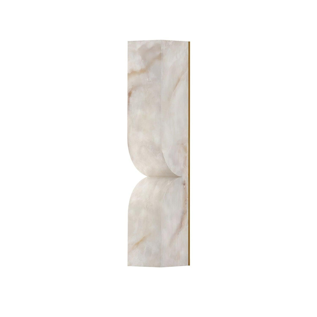 Niveelle Alabaster rechteckige Wandleuchte