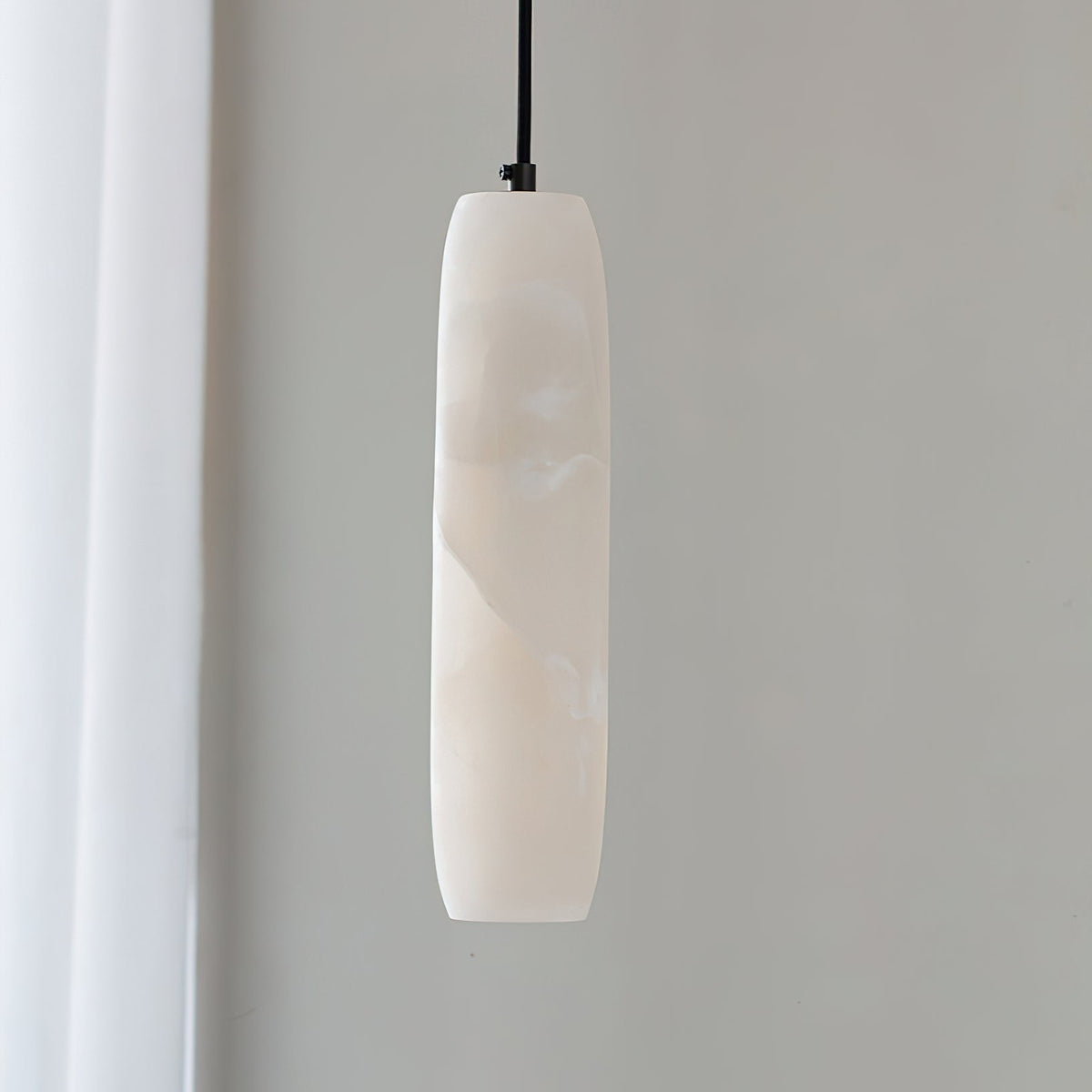 Orven Flute zeitgenössische minimalistische Alabaster-Pendelleuchte
