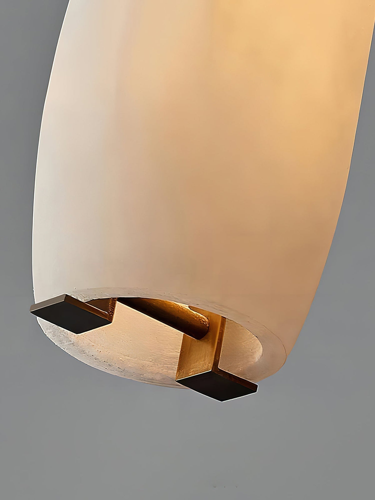 Orven Flute zeitgenössische minimalistische Alabaster-Pendelleuchte