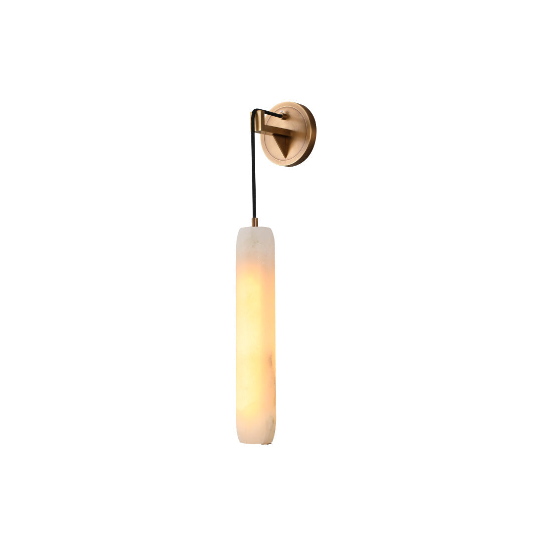 Alabaster Individual Creativity Flute Wandleuchte