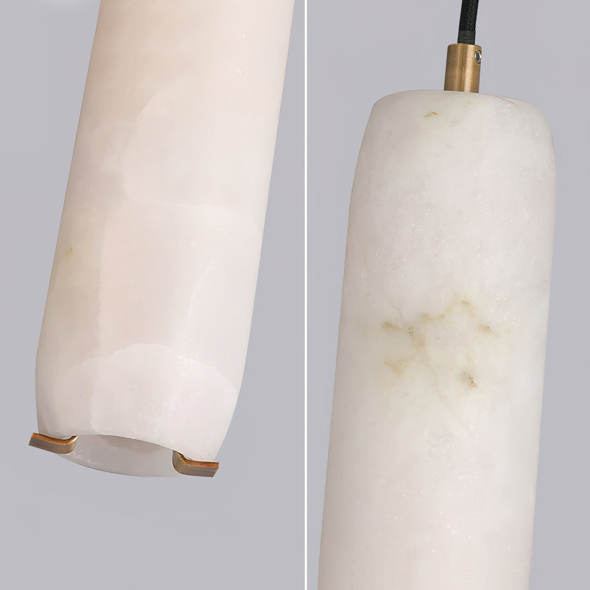 Alabaster Individual Creativity Flute Wandleuchte