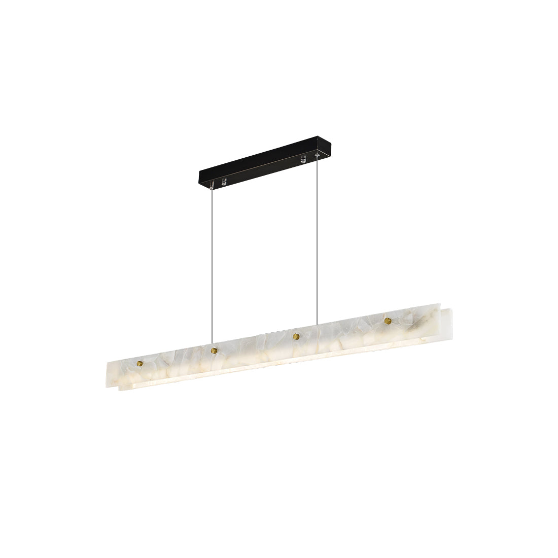 Vexor LED moderne lineare Pendelleuchte aus Alabaster