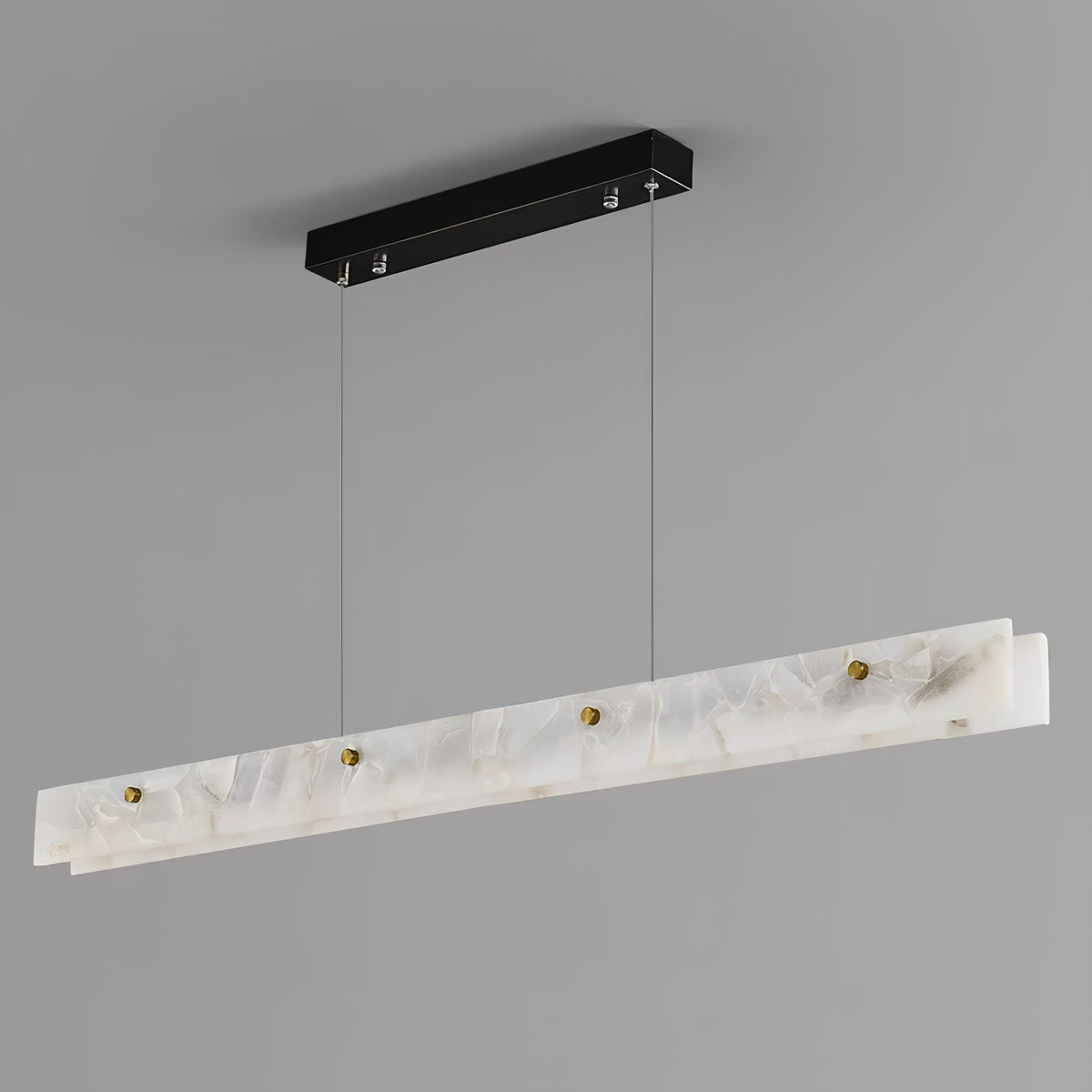 Vexor LED moderne lineare Pendelleuchte aus Alabaster