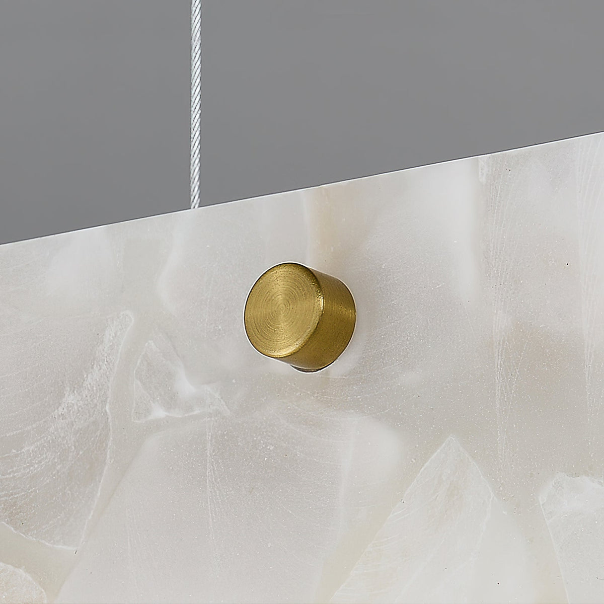Vexor LED moderne lineare Pendelleuchte aus Alabaster