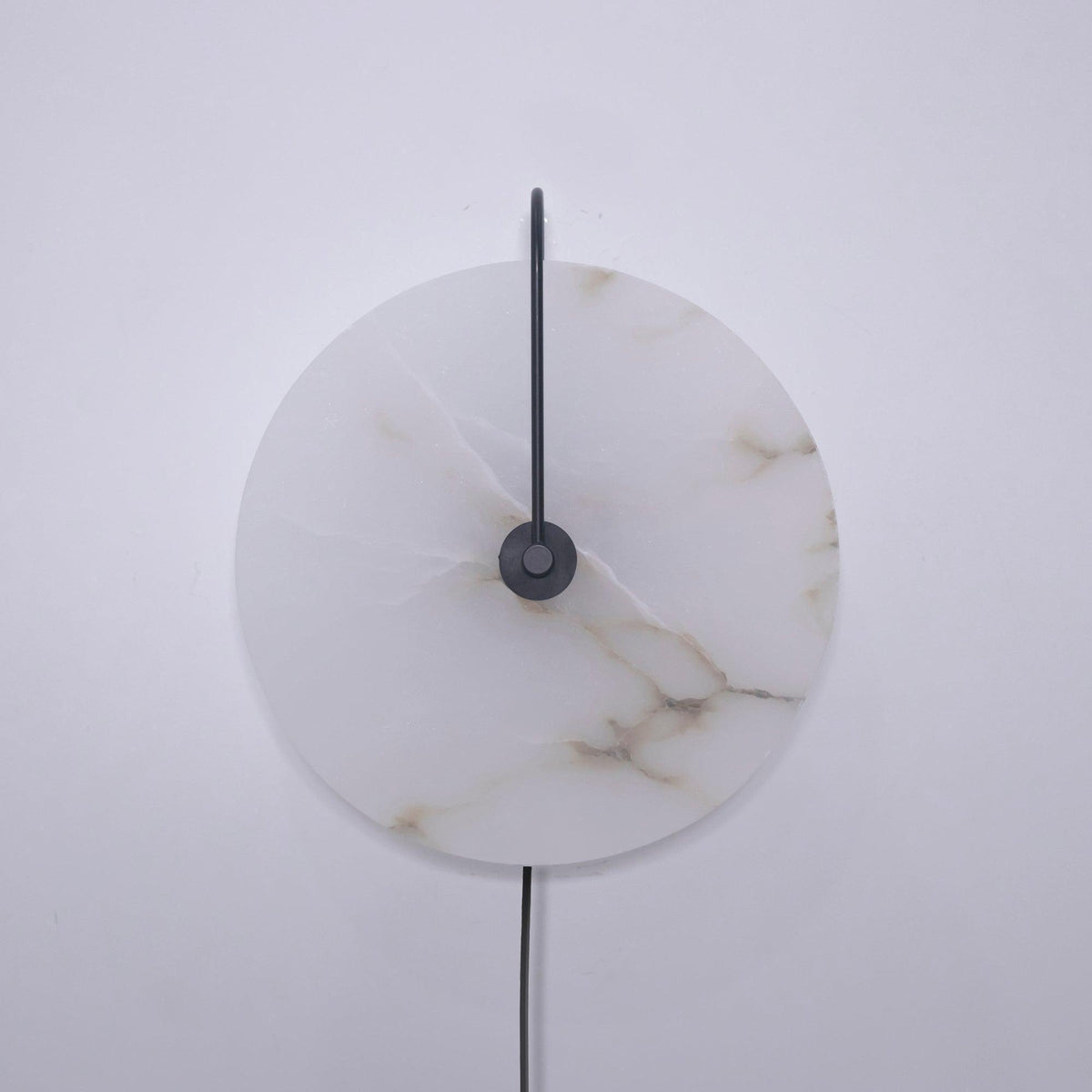 Albeaine Alabaster Pendelleuchte in Kugel-Form mit Stecker | Wandleuchte