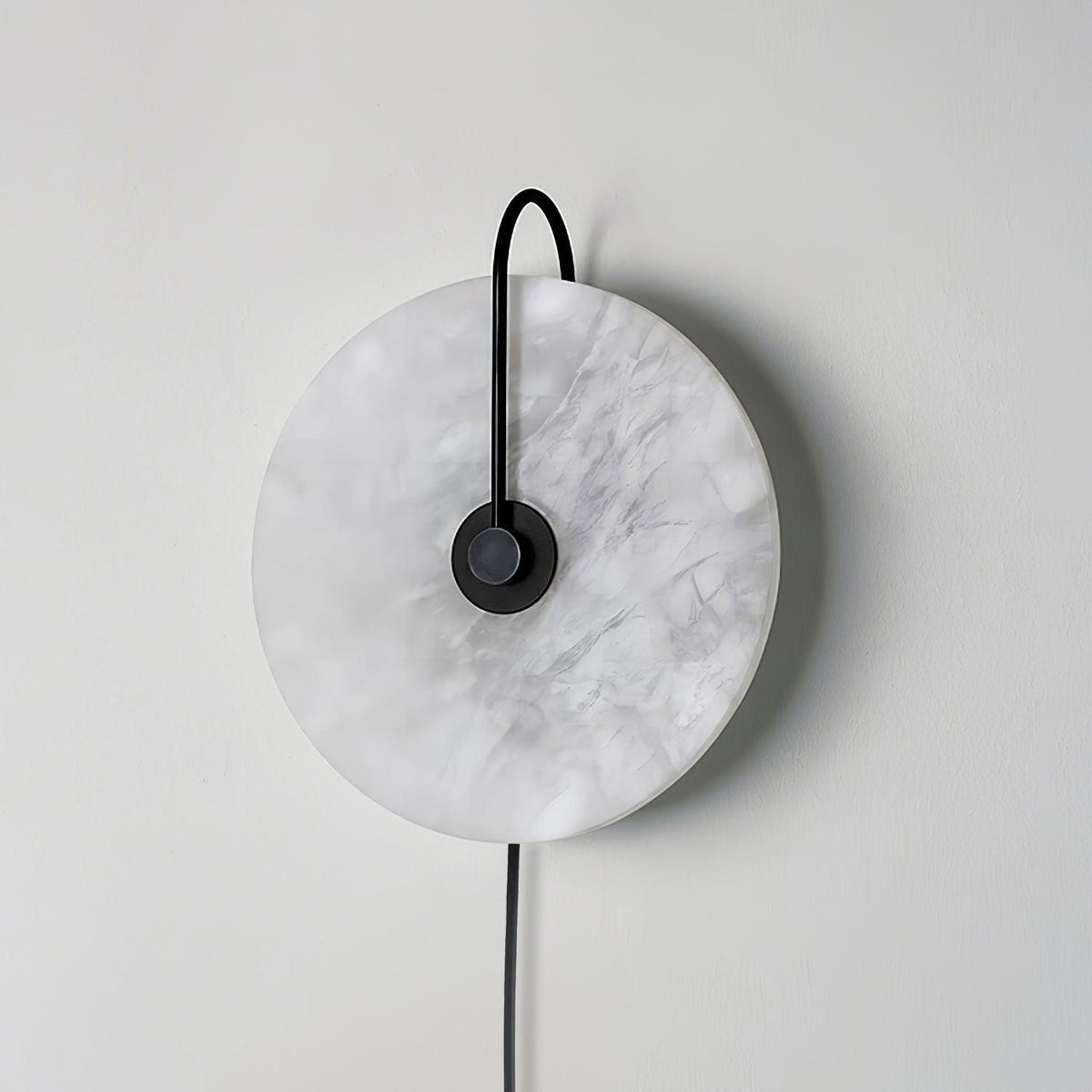 Albeaine Alabaster Pendelleuchte in Kugel-Form mit Stecker | Wandleuchte