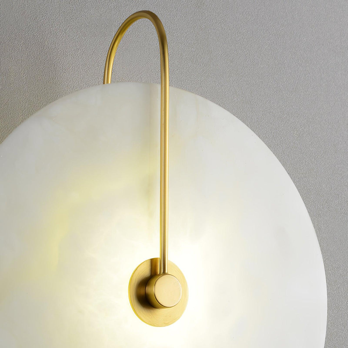 Albeaine Alabaster Pendelleuchte in Kugel-Form mit Stecker | Wandleuchte