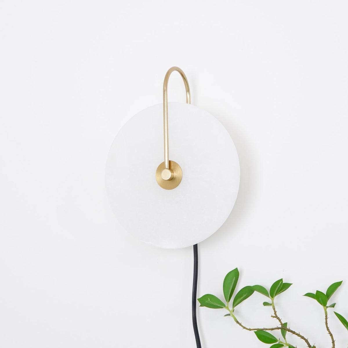 Albeaine Alabaster Pendelleuchte in Kugel-Form mit Stecker | Wandleuchte