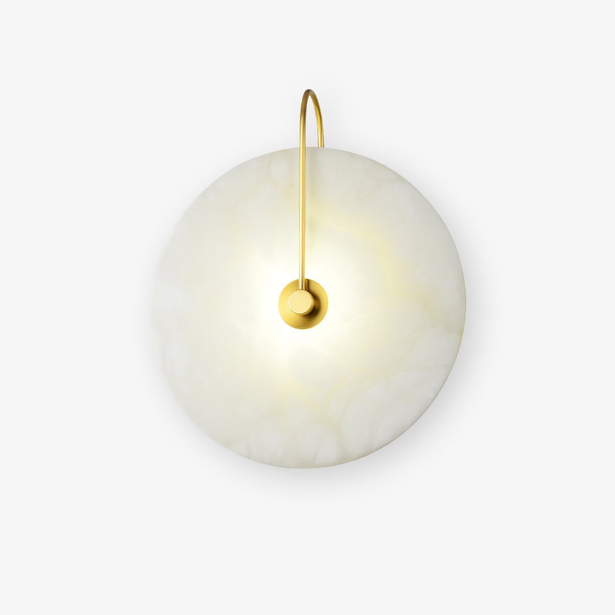 Albeenne Alabaster Kugel-Wandleuchte