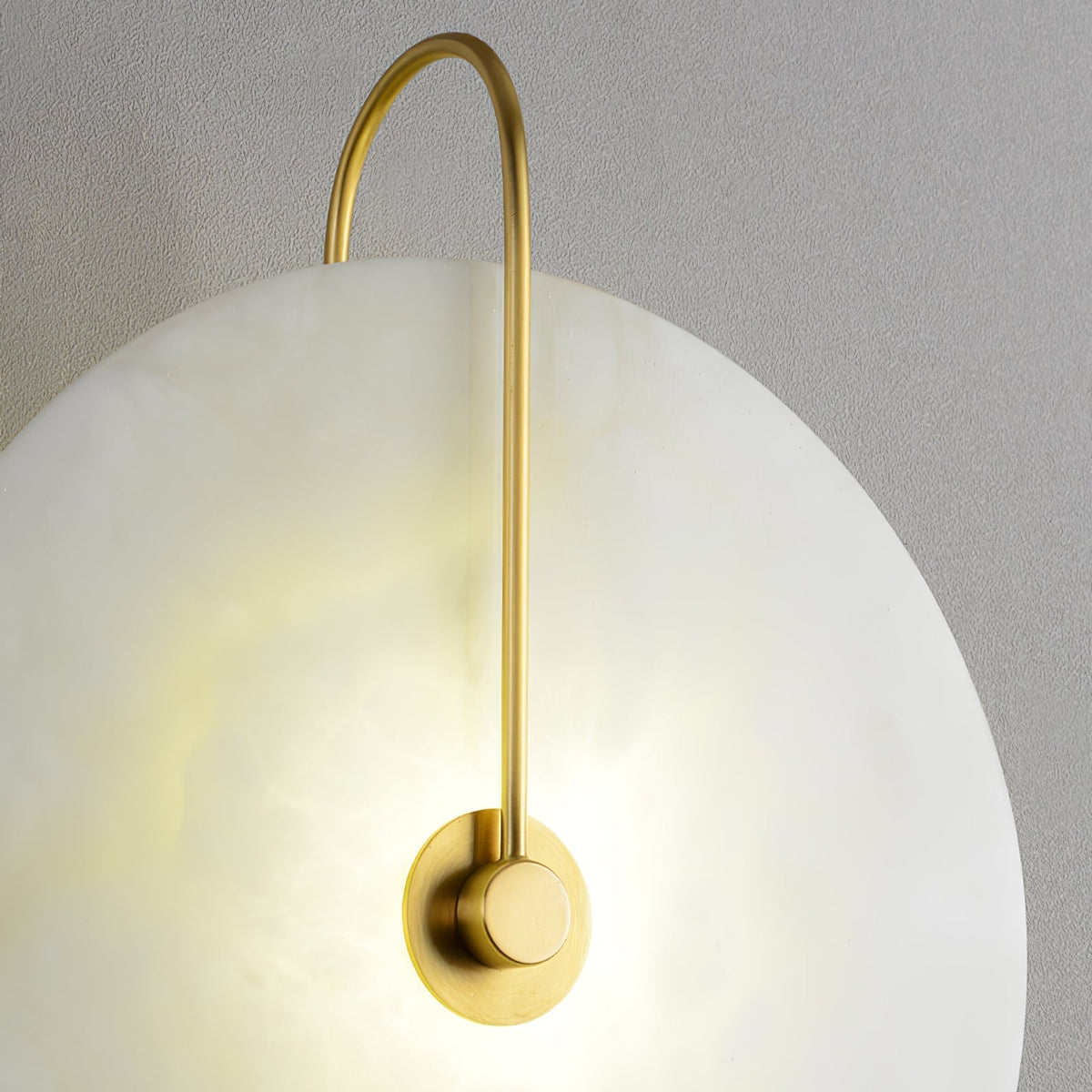 Albeenne Alabaster Kugel-Wandleuchte
