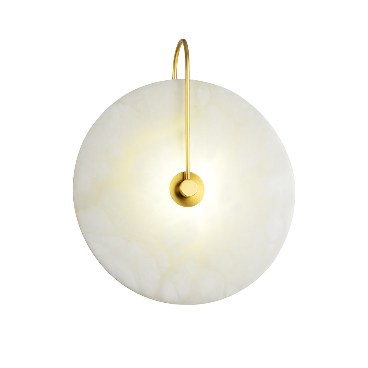 Albeenne Alabaster Kugel-Wandleuchte