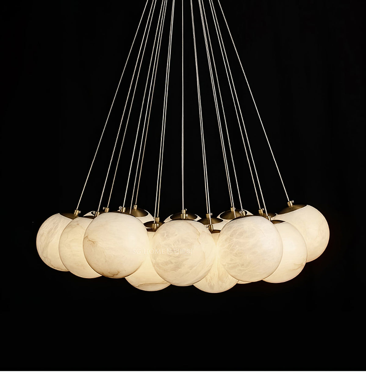 Cyrel Alabaster Kronleuchter