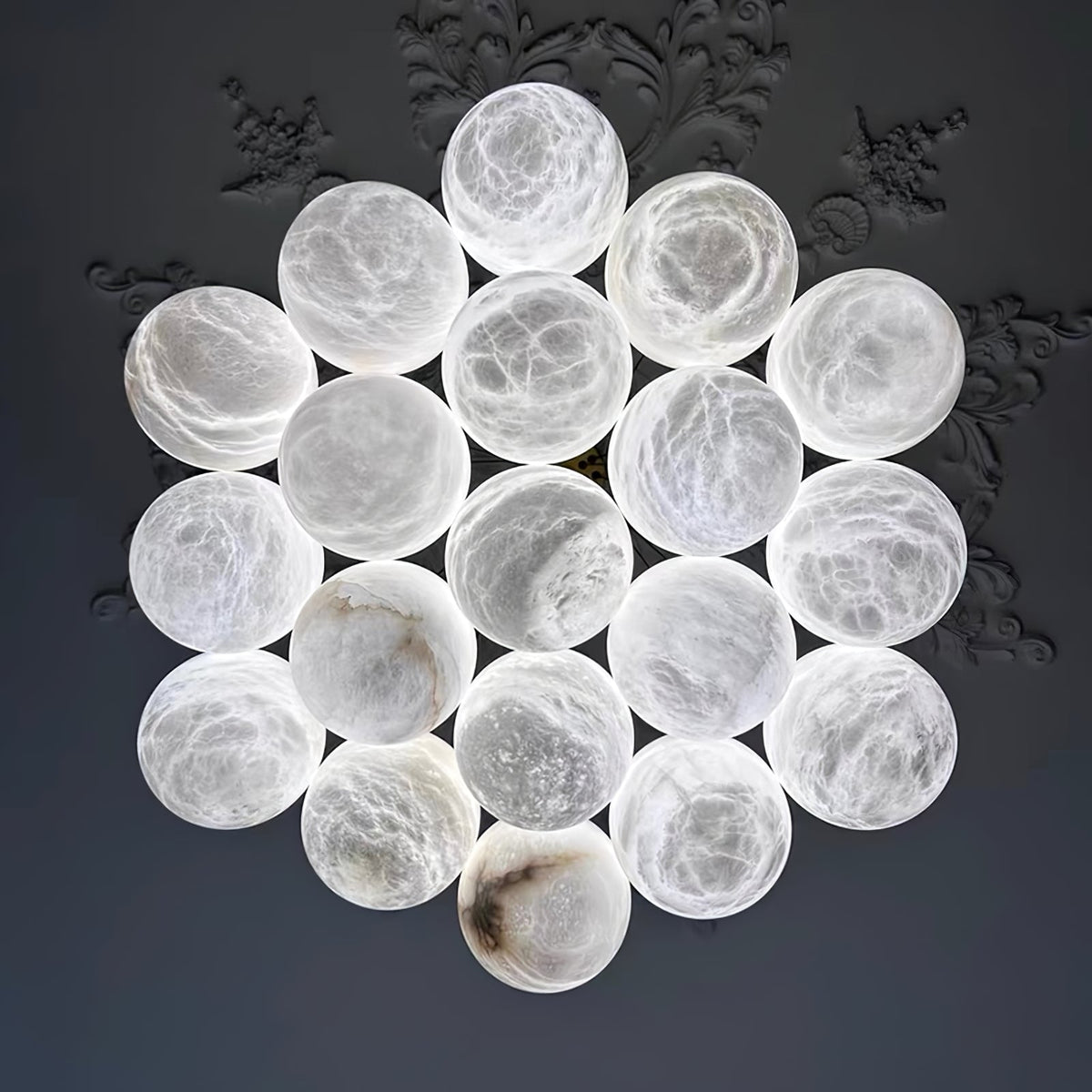 Cyrel Alabaster Kronleuchter