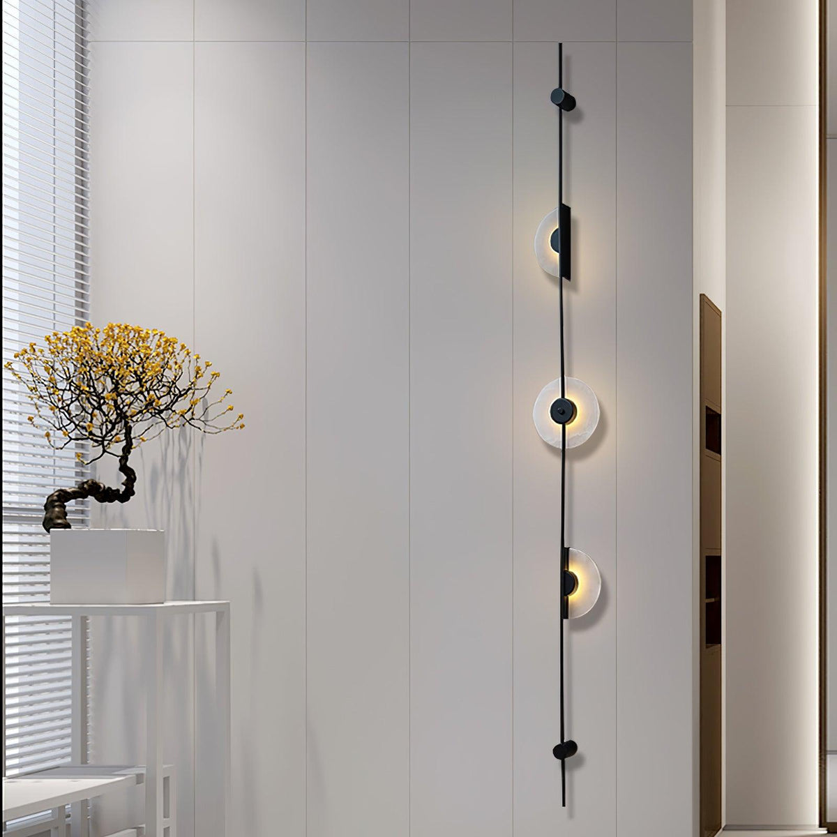 Albarina Alabaster Wandleuchte mit Stecker
