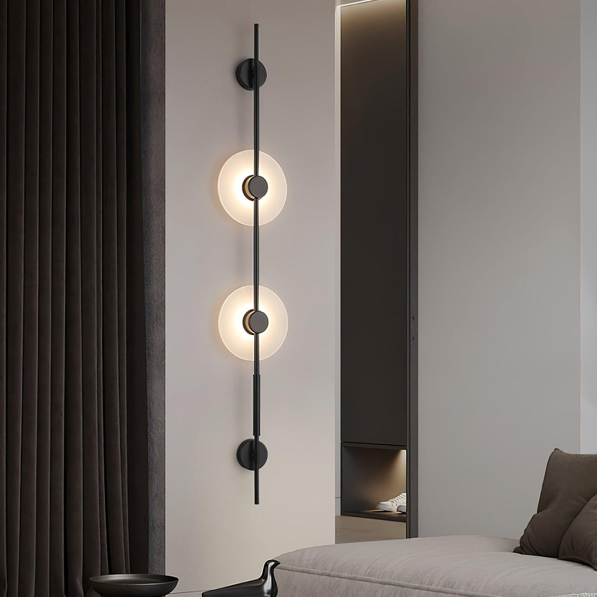 Albarina Alabaster Wandleuchte mit Stecker