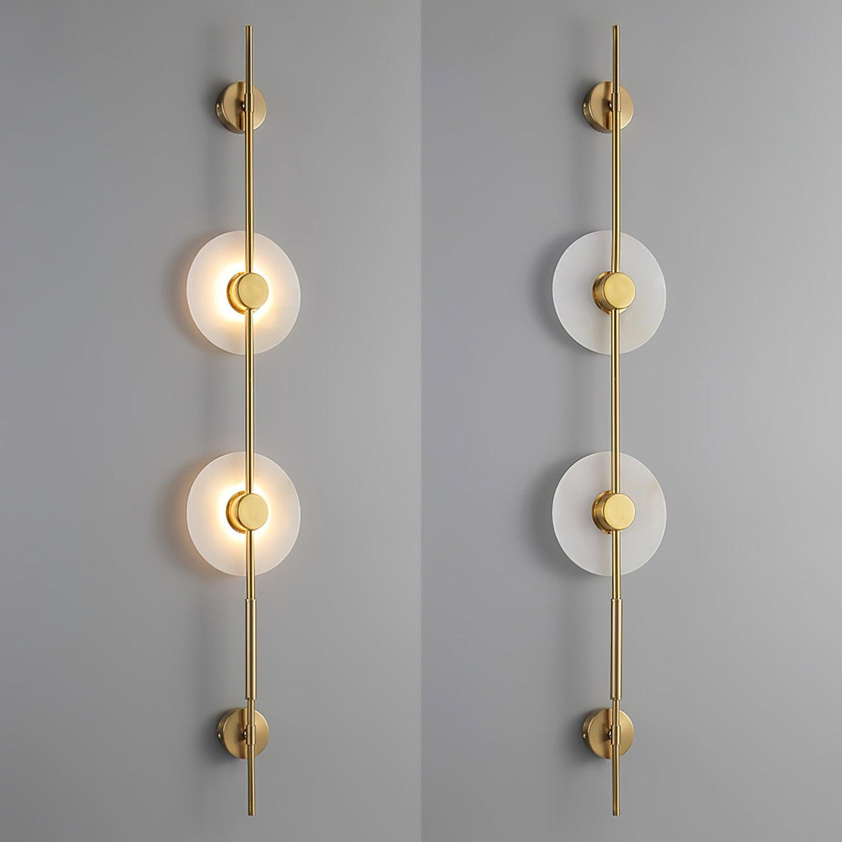 Albarina Alabaster Wandleuchte mit Stecker