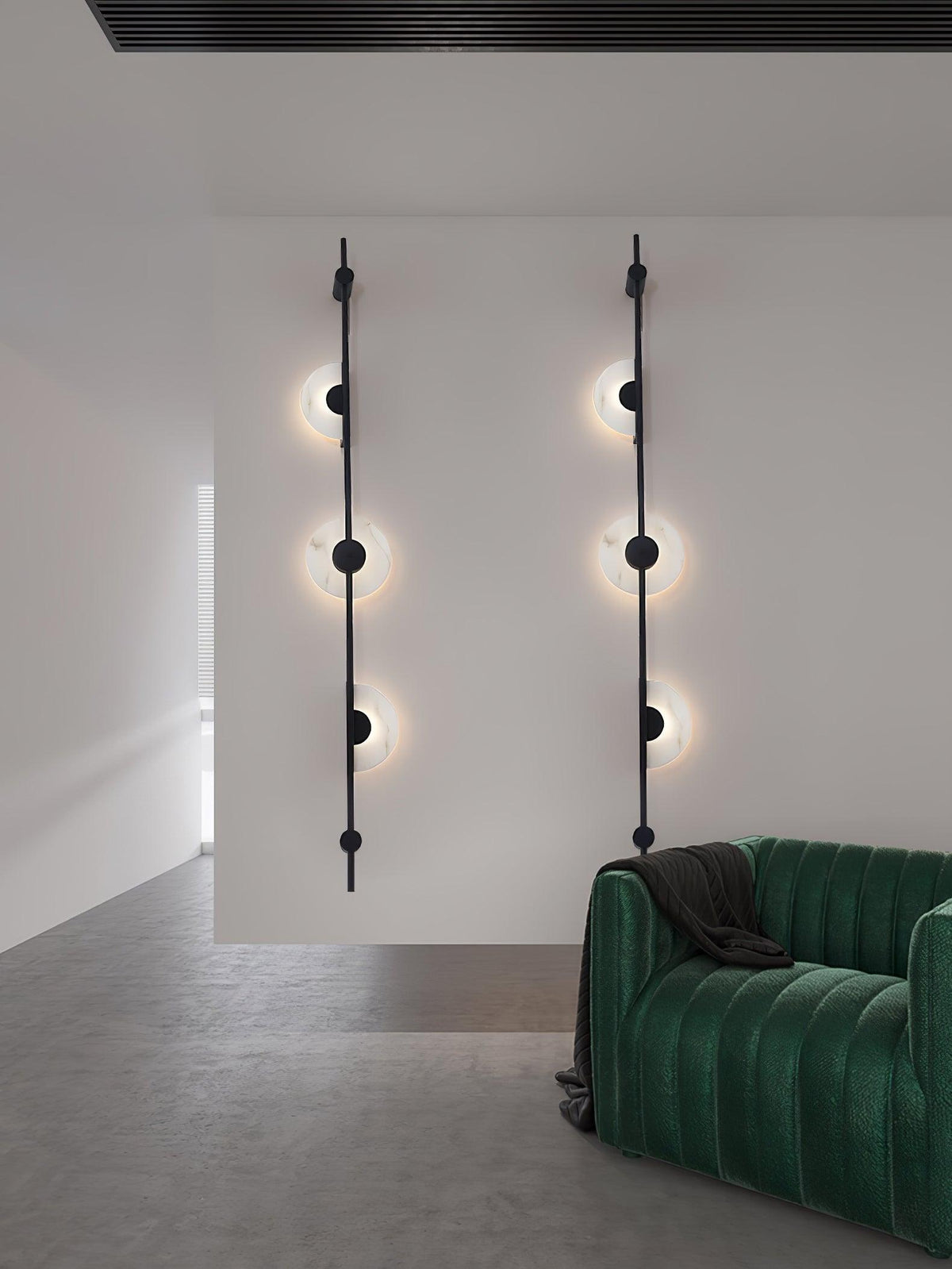 Albarina Alabaster Wandleuchte mit Stecker