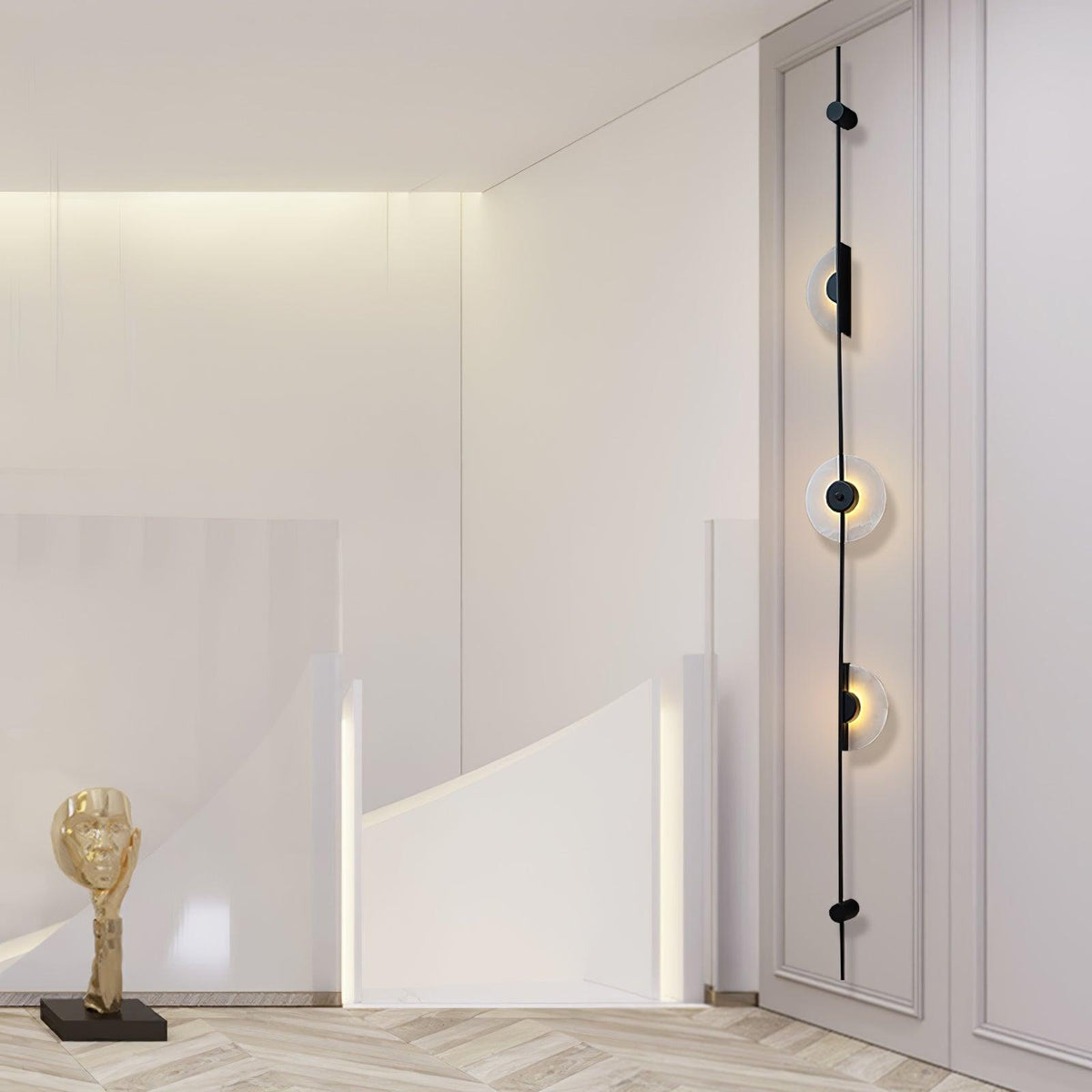 Albarina Alabaster Wandleuchte mit Stecker