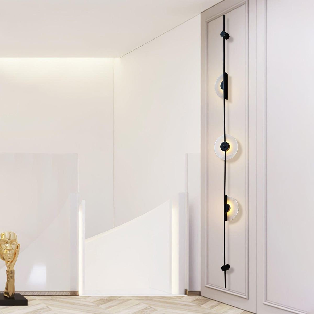Albarina Alabaster Wandleuchte mit Stecker