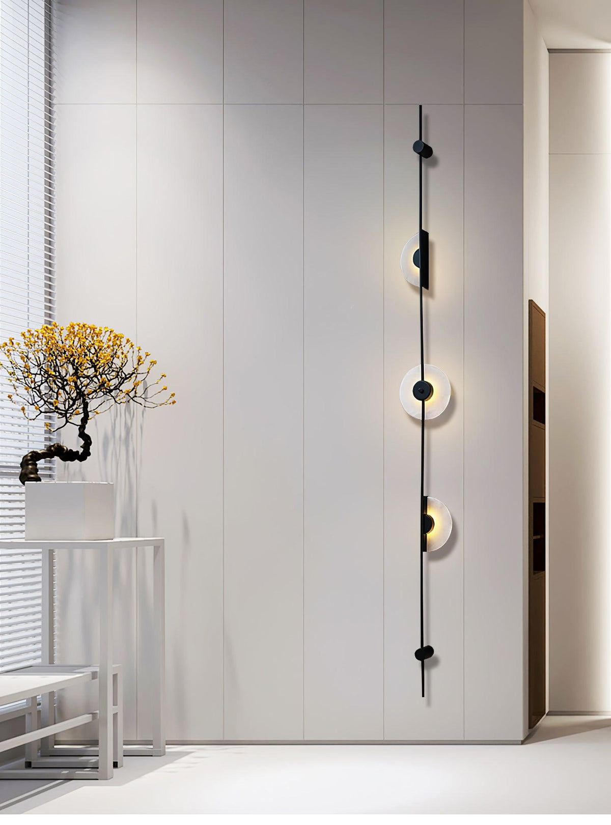 Albarina Alabaster Wandleuchte mit Stecker
