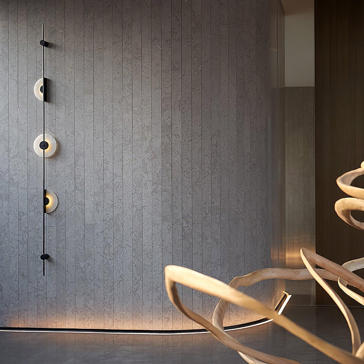 Albarina Alabaster Wandleuchte mit Stecker