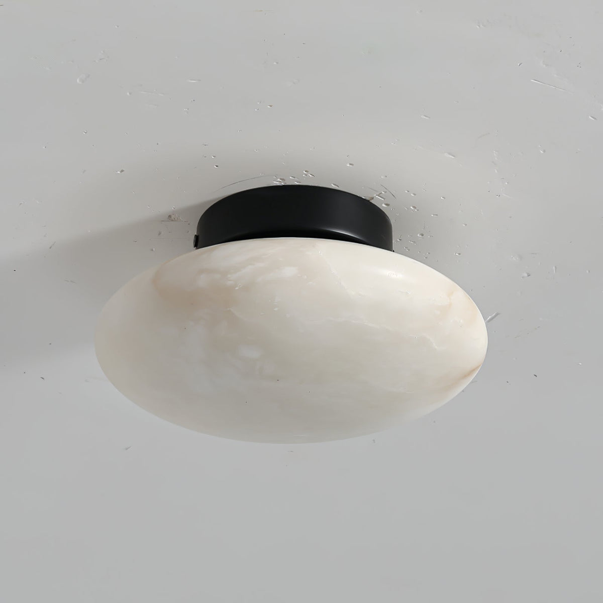 Vanorara Minimalistische Alabaster-flache Deckenleuchte