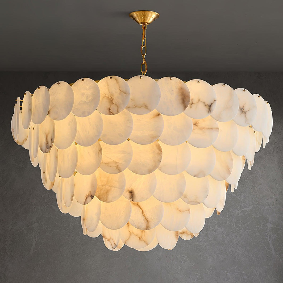 Nivarora Kronleuchter aus Alabaster