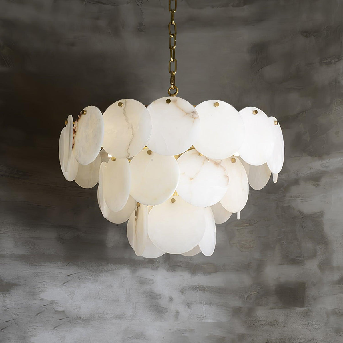 Nivarora Kronleuchter aus Alabaster