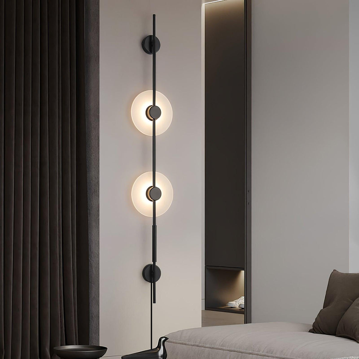 Albarina Alabaster Wandleuchte mit Stecker