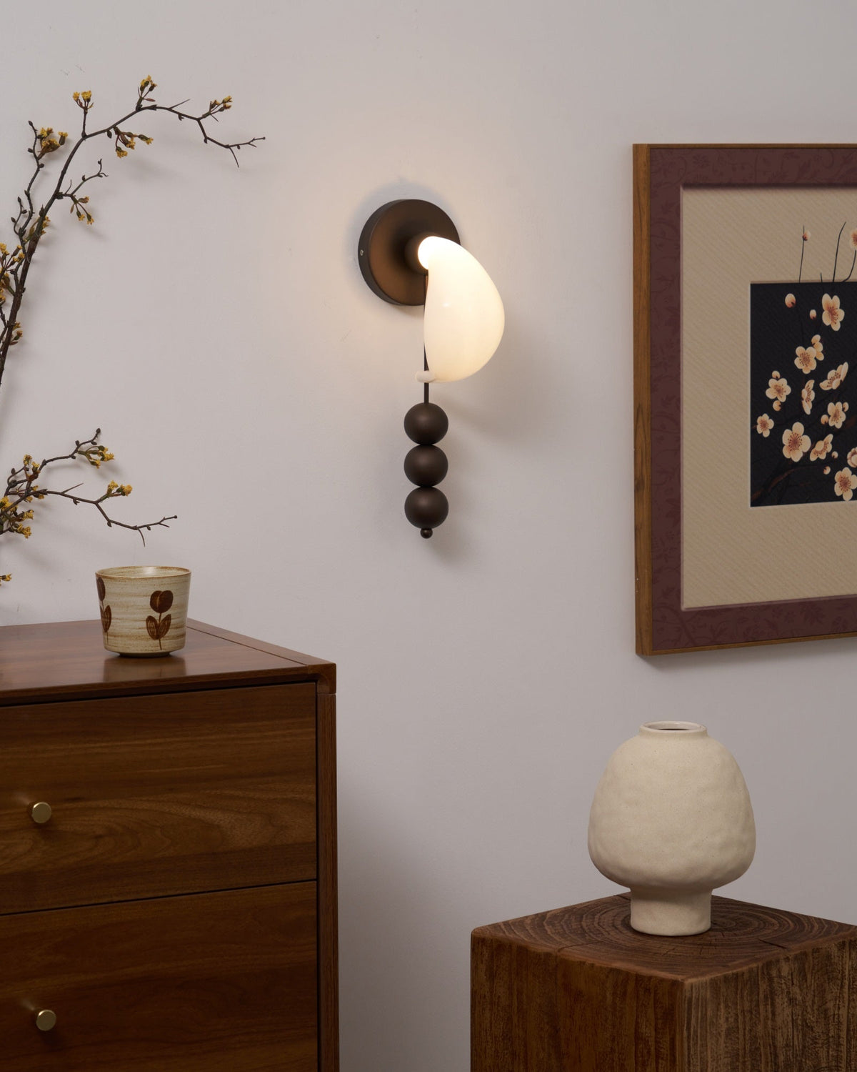 Viphaor Premium Elegance Kunstglas-Wandleuchte