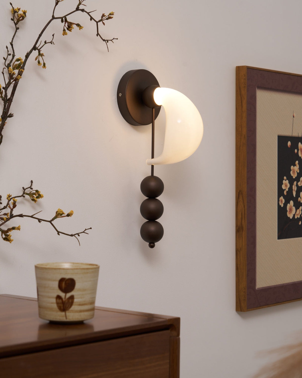 Viphaor Premium Elegance Kunstglas-Wandleuchte