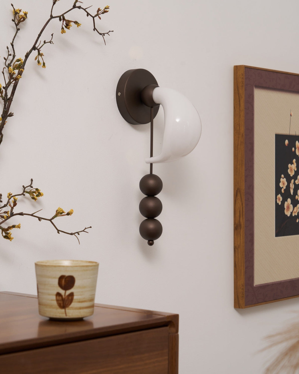 Viphaor Premium Elegance Kunstglas-Wandleuchte