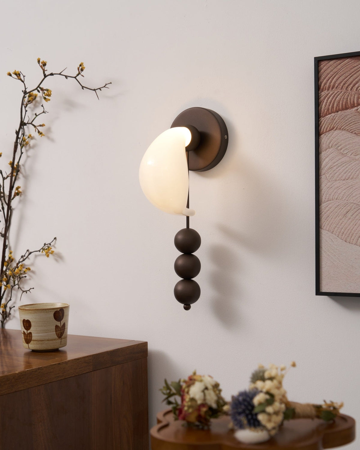 Viphaor Premium Elegance Kunstglas-Wandleuchte