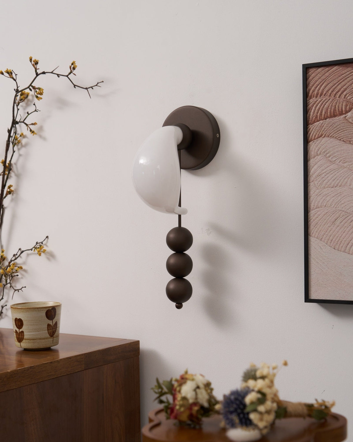 Viphaor Premium Elegance Kunstglas-Wandleuchte