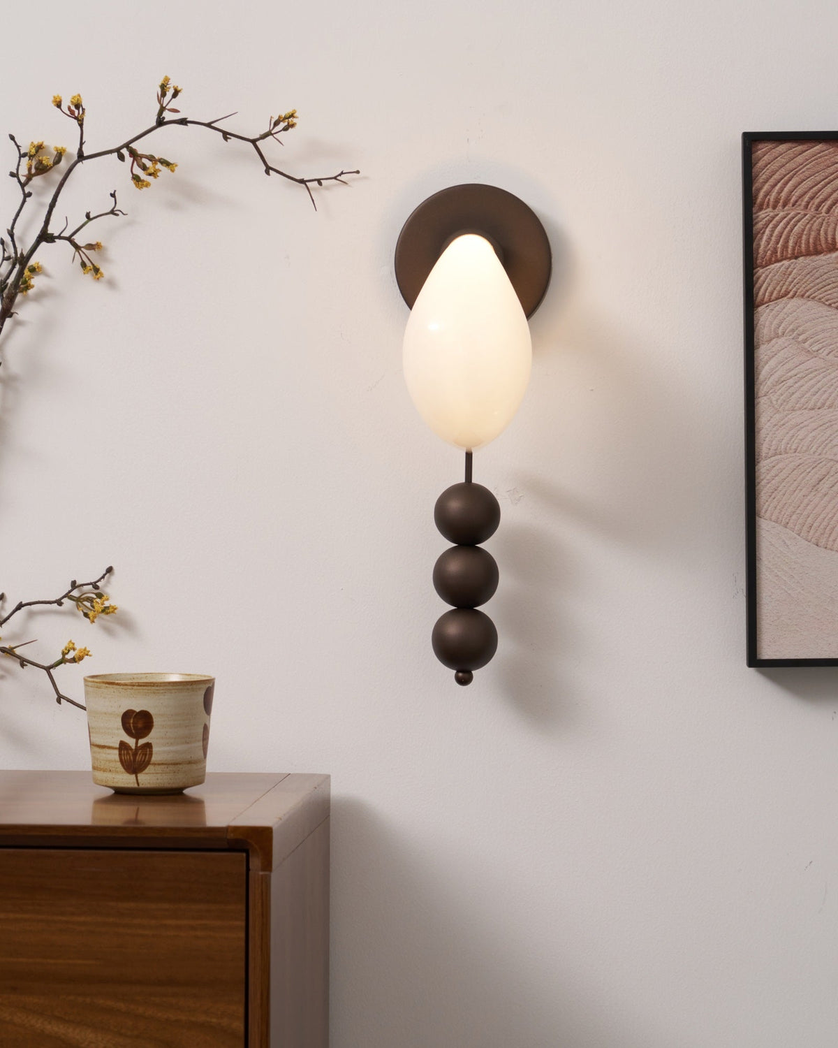 Viphaor Premium Elegance Kunstglas-Wandleuchte