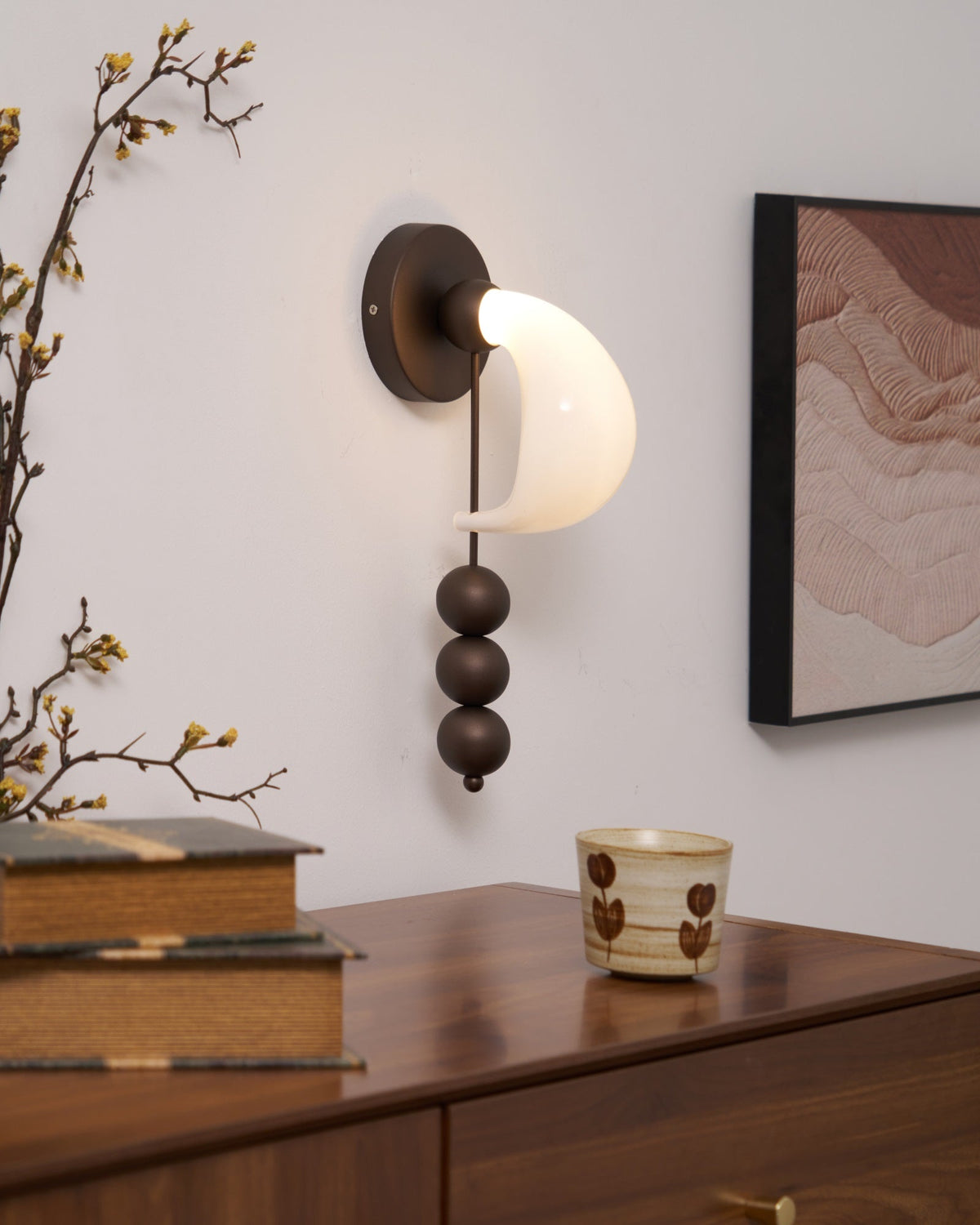 Viphaor Premium Elegance Kunstglas-Wandleuchte