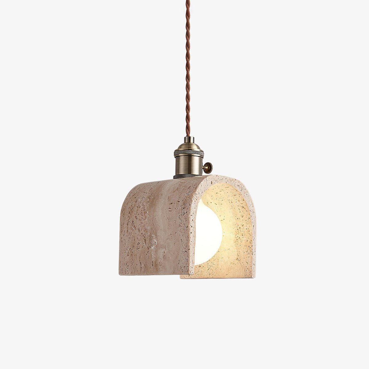 Qisk Travertine Pendelleuchte