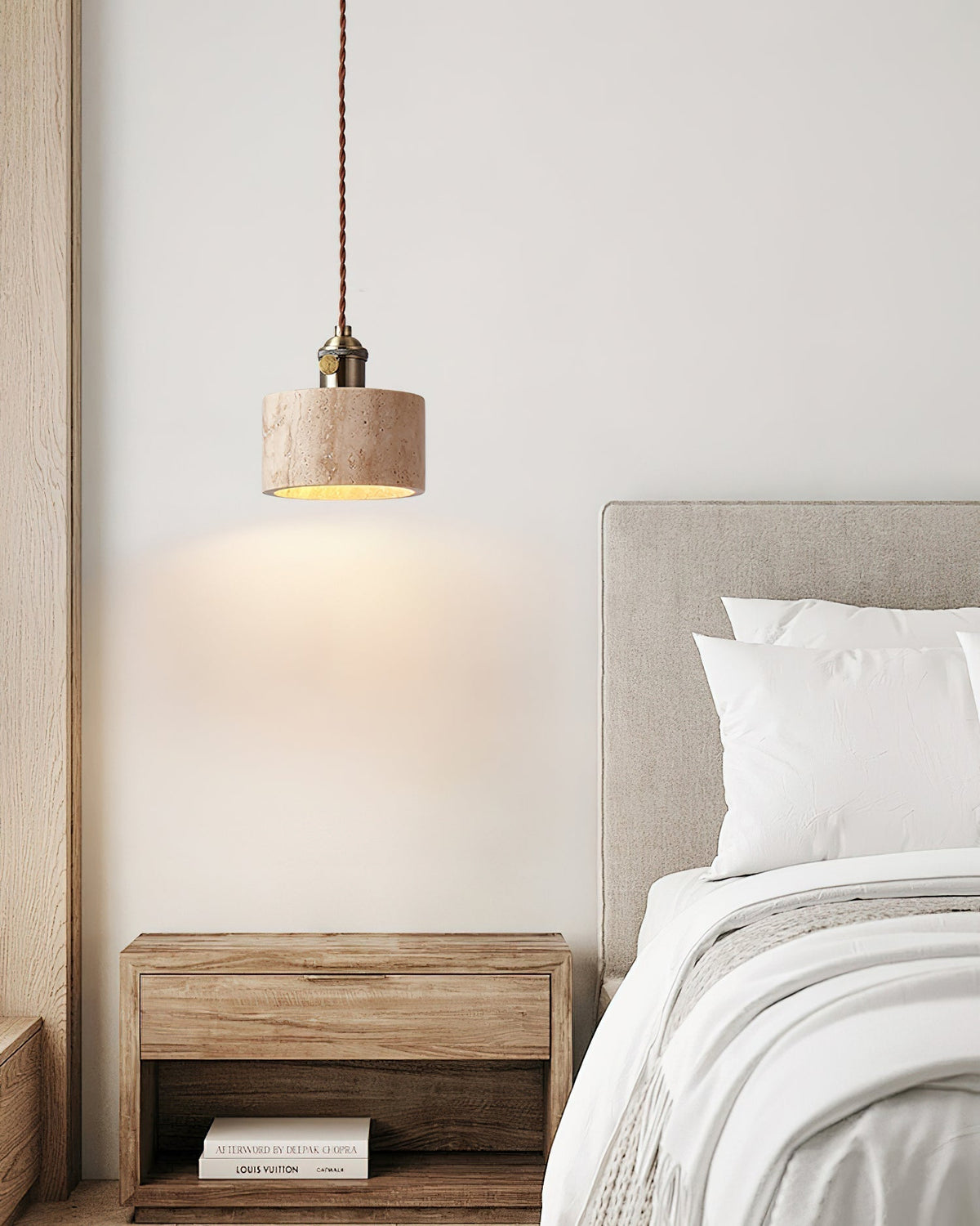 Qisk Travertine Pendelleuchte