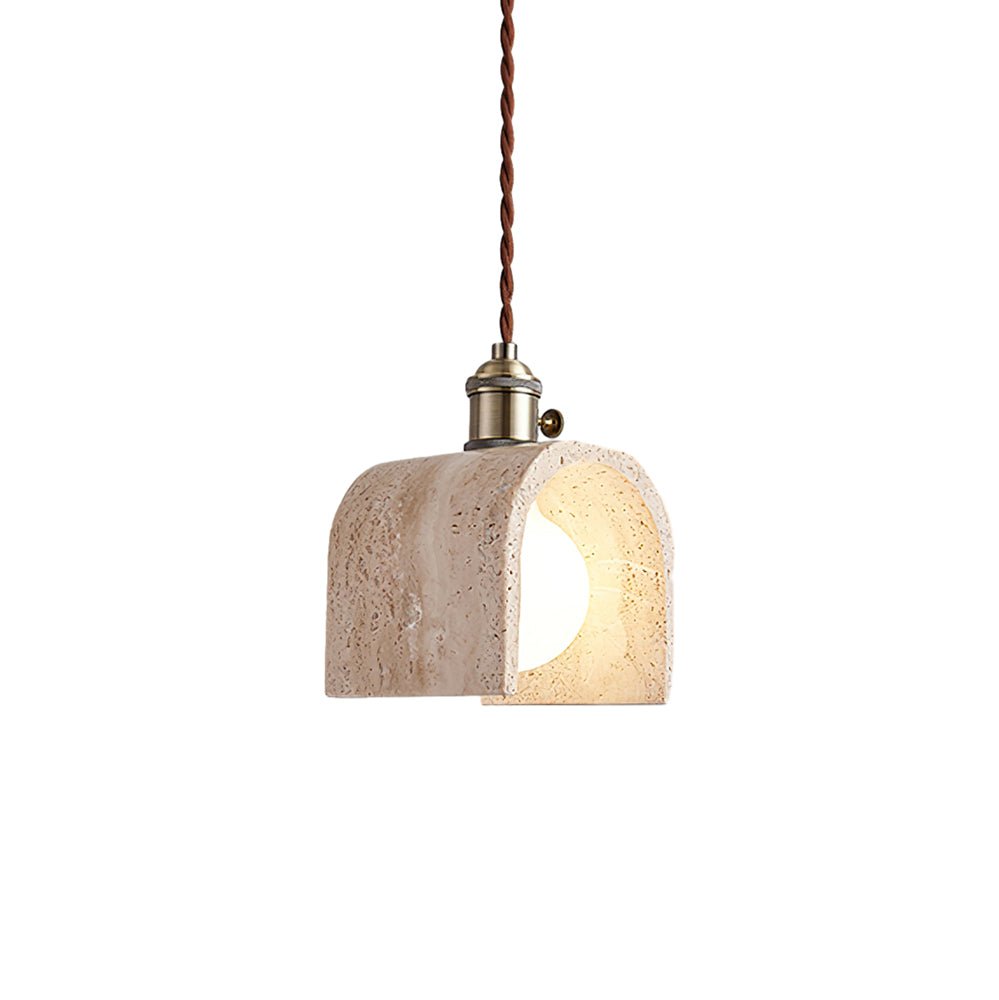 Qisk Travertine Pendelleuchte