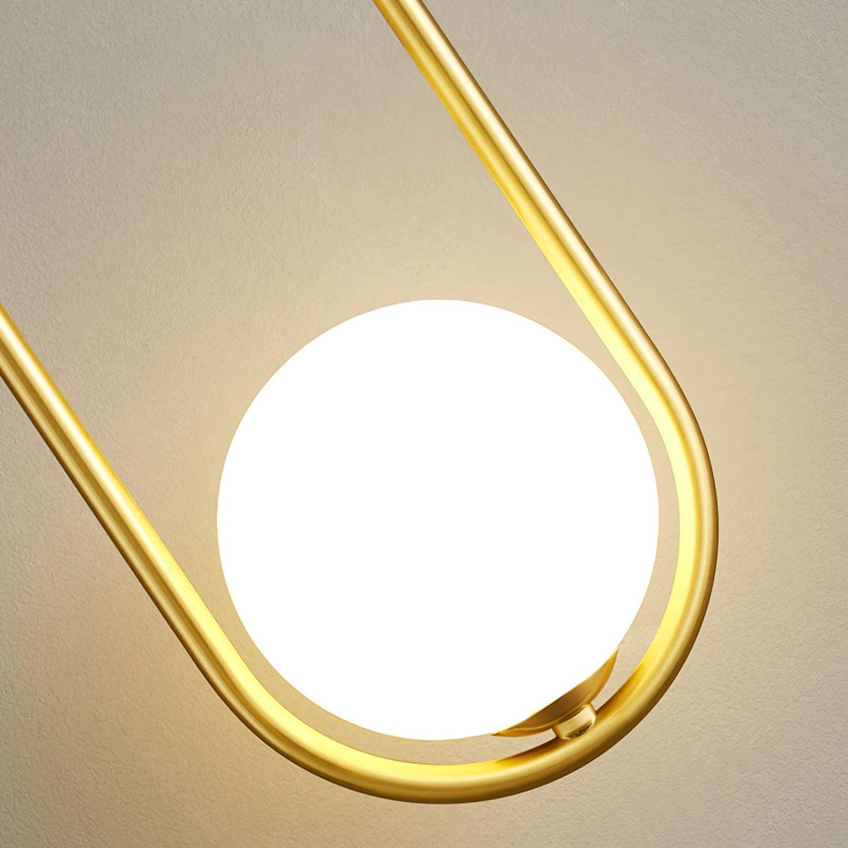 Glode Wandleuchte Loop Rahmen Kugel Kunst Minimalistisch Schlafzimmer | Cielum