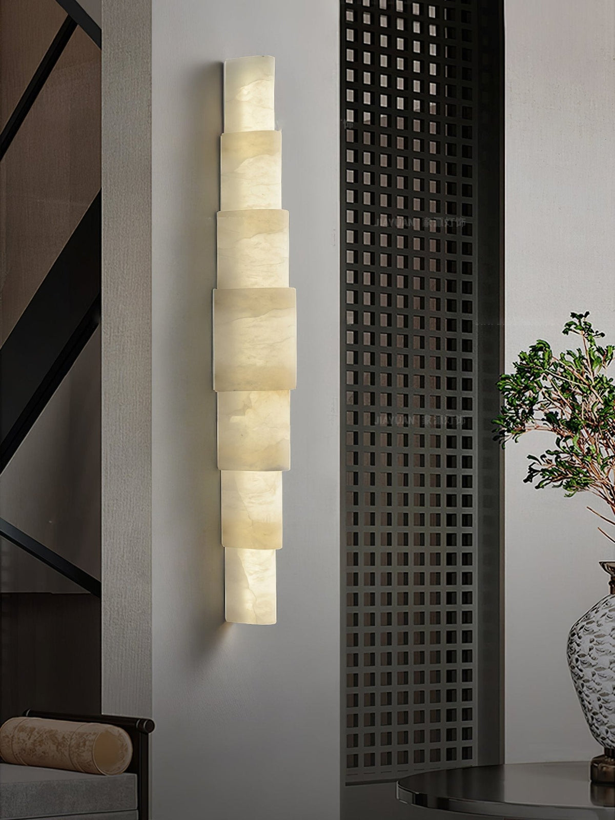 Raya Wandleuchte aus Alabaster