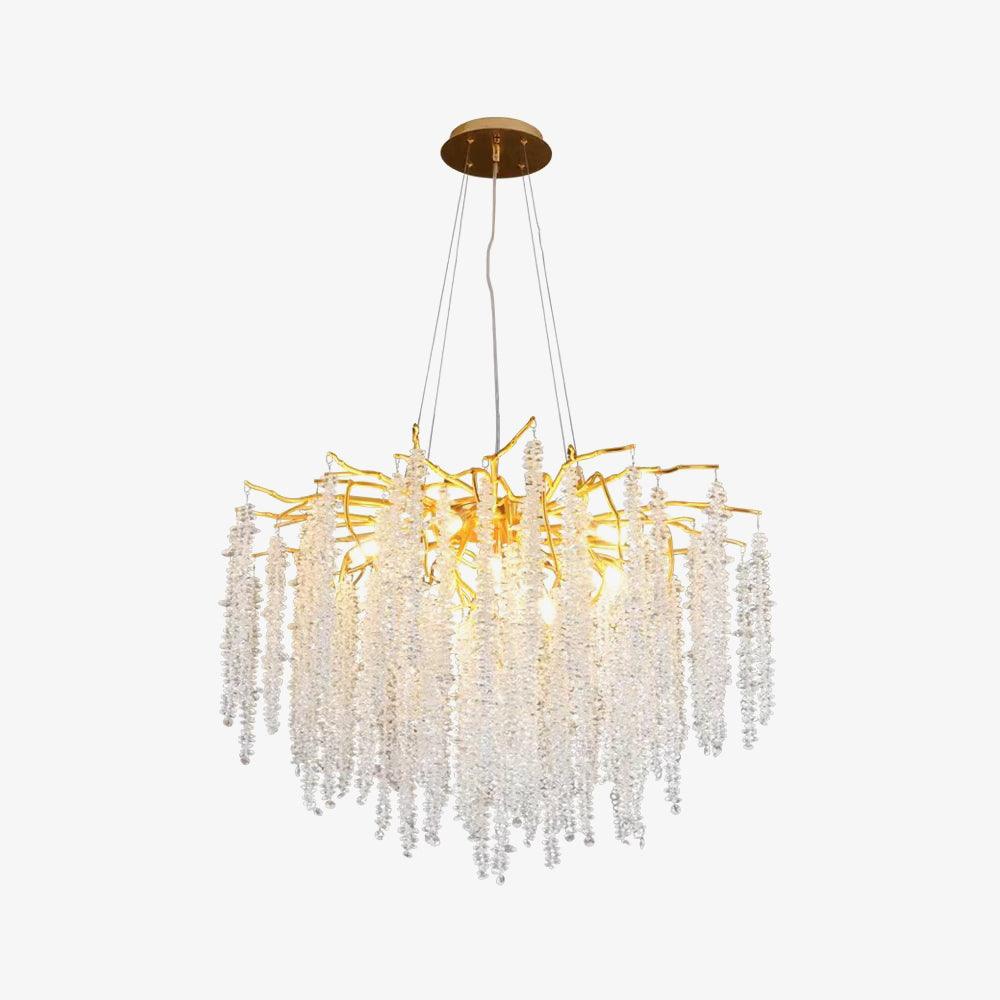 Elyuira Kronleuchter Gold Kristall Ast Elegant