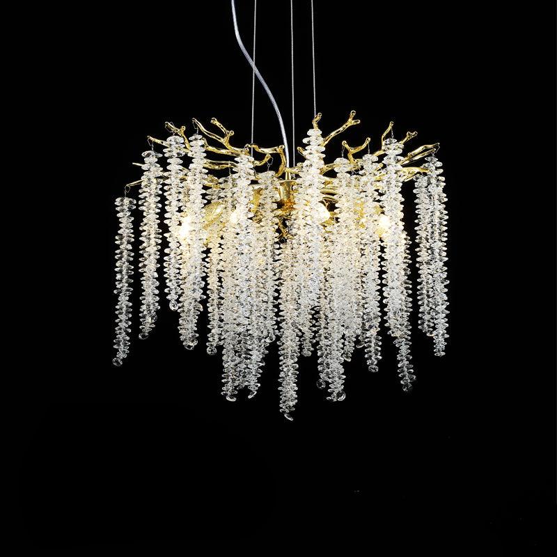 Elyuira Kronleuchter Gold Kristall Ast Elegant