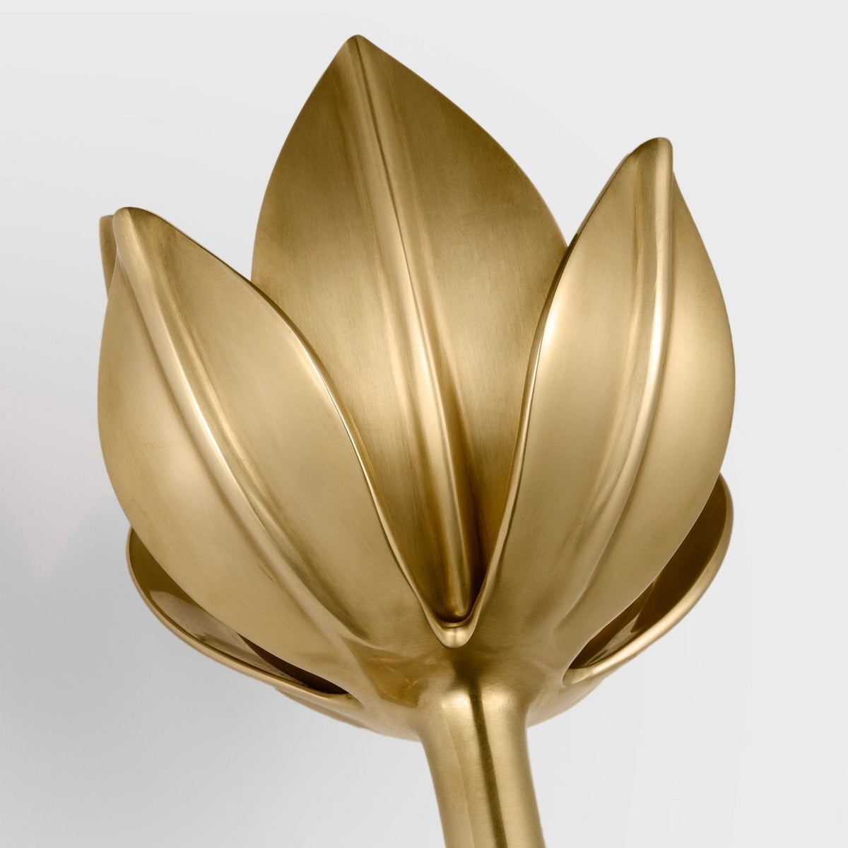 Clira Messing Lotus-Blüte Wandleuchte