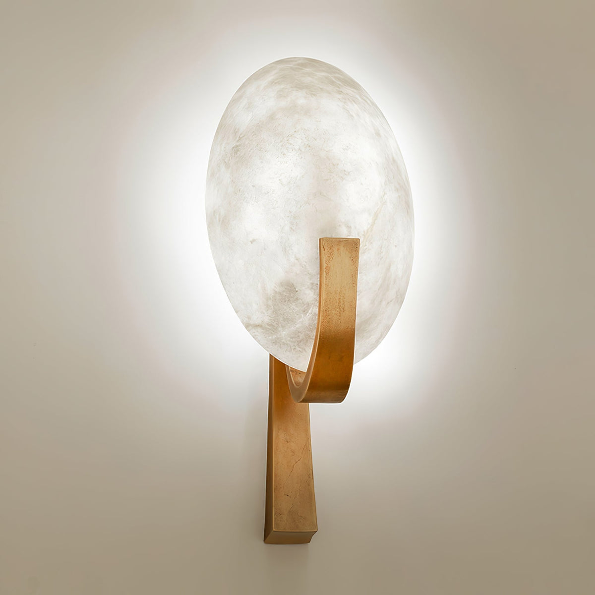 Nivaeria moderne Wandleuchte aus Alabaster