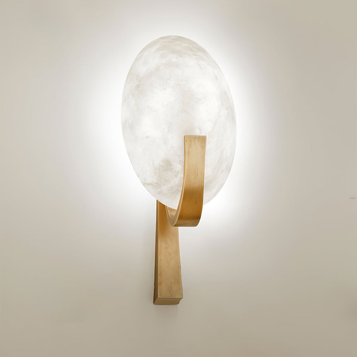 Nivaeria moderne Wandleuchte aus Alabaster