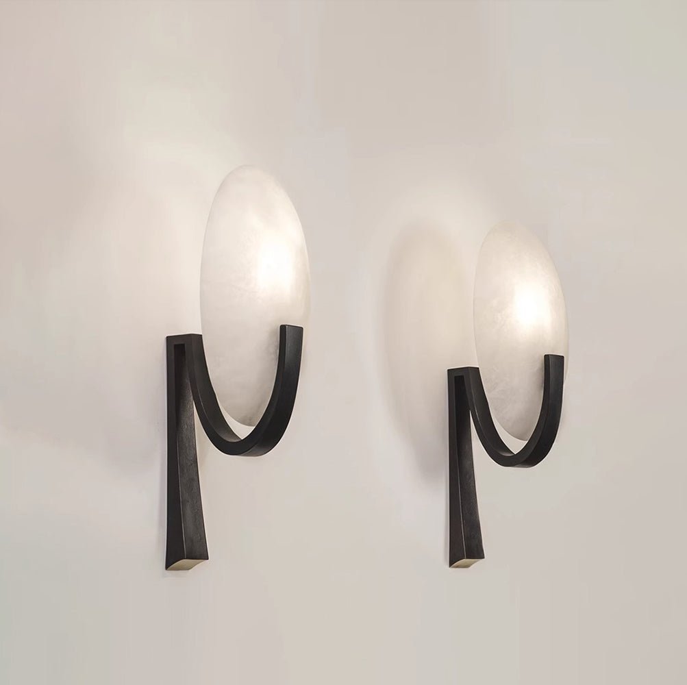 Avey zeitgenössische Wandleuchte aus Alabaster