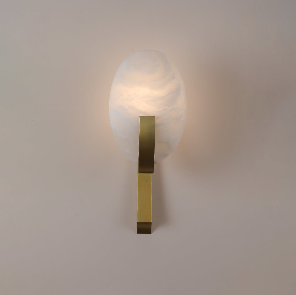 Nivaeria moderne Wandleuchte aus Alabaster
