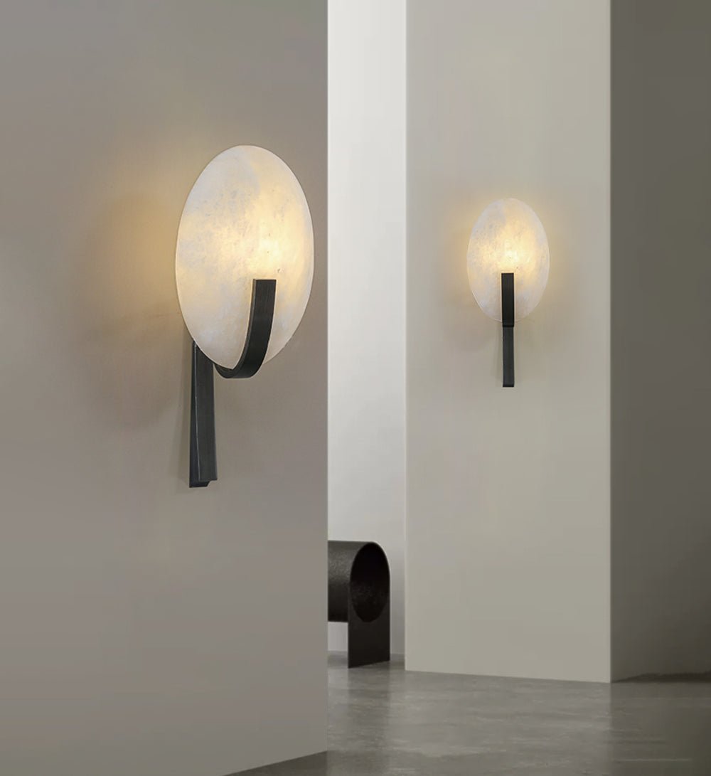Nivaeria moderne Wandleuchte aus Alabaster